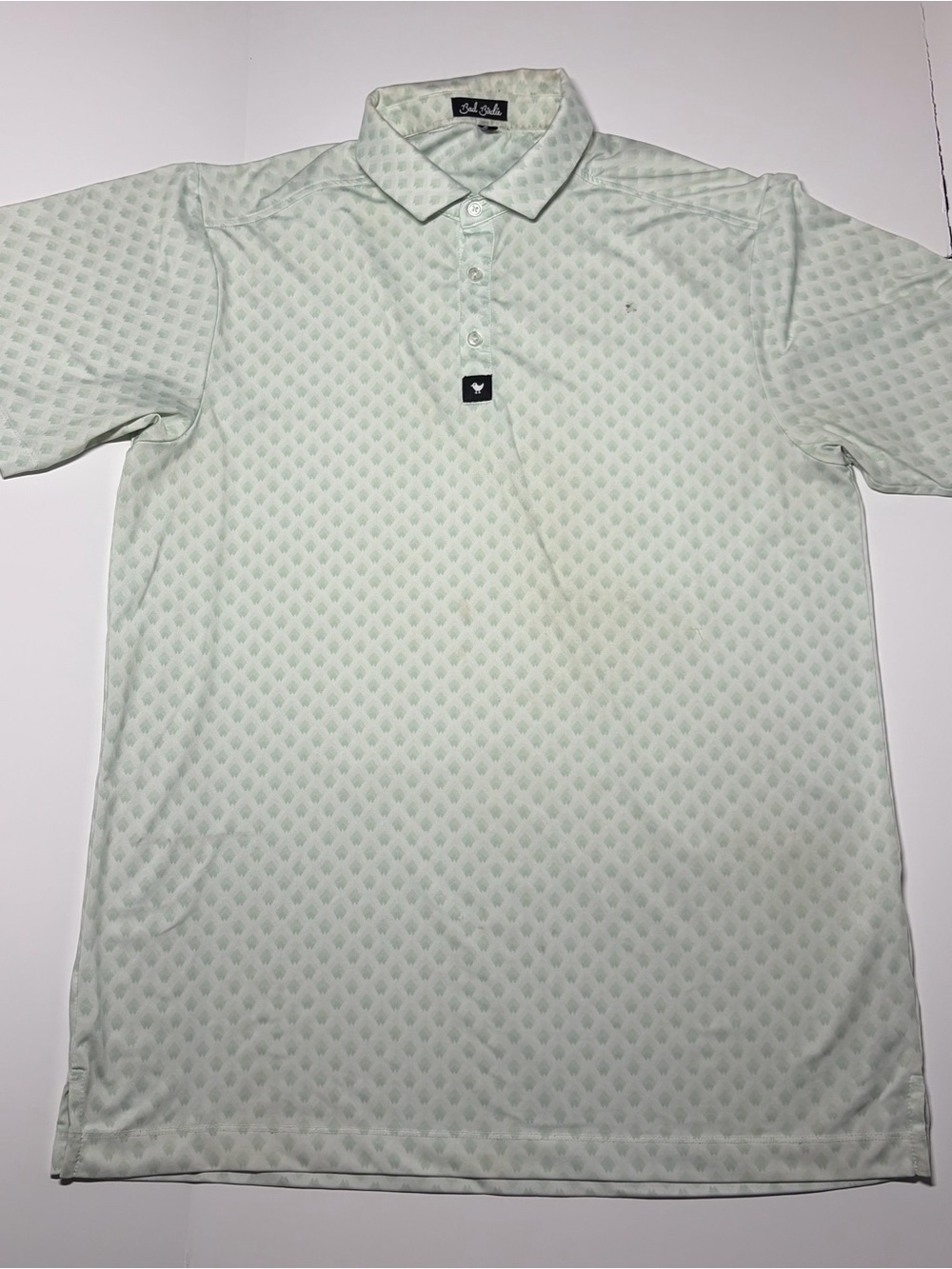 Bad Birdie Mint Green Golf polo